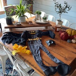 Boys medium Batman Halloween costume worn once